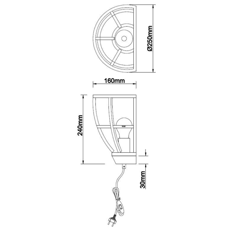 Einfache Kombination mit passenden Pendel- und Deckenlampen