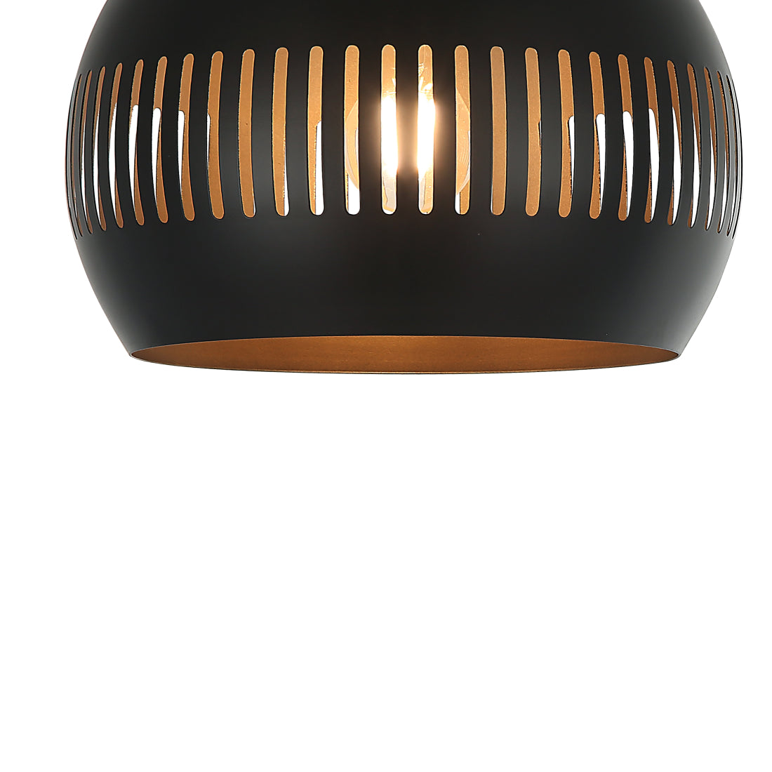 Various Globe Pendant Light – 3-bulb – Black – 140 cm – E27