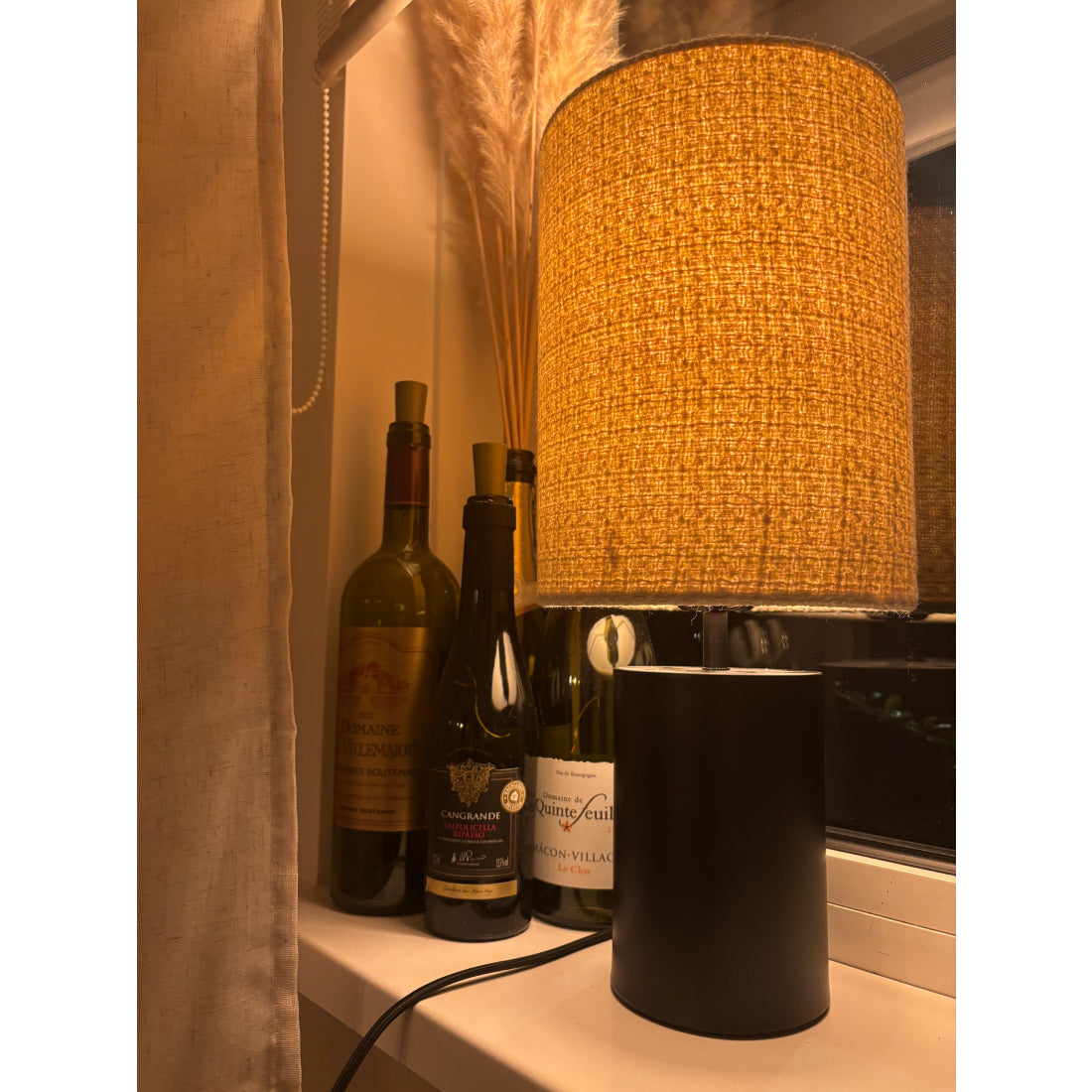 Various Lagos Table Lamp – Ø18 cm – E27 – 43 cm High – Black