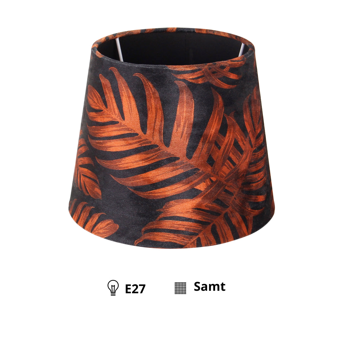 Sfeervolle lampenkap van fluweel die zorgt voor een warme en zachte lichtinval.