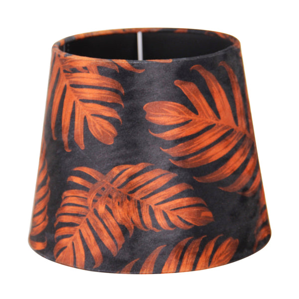 Ronde lampenkap model 'Drum' uitgevoerd in hoogwaardig fluweel.