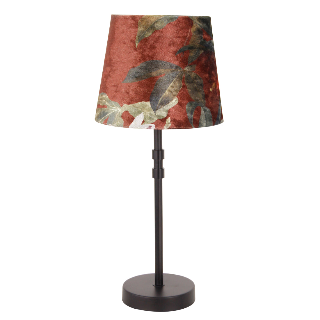 Various Nostalgie Lampshade (Flower) - Drum - Ø20 cm or Ø35 cm - Velvet - E27