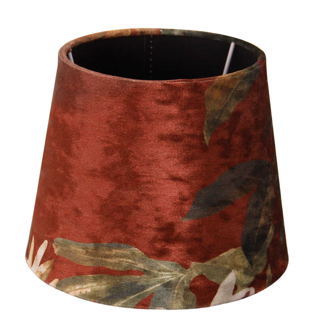 Various Nostalgie Lampshade (Flower) - Drum - Ø20 cm or Ø35 cm - Velvet - E27