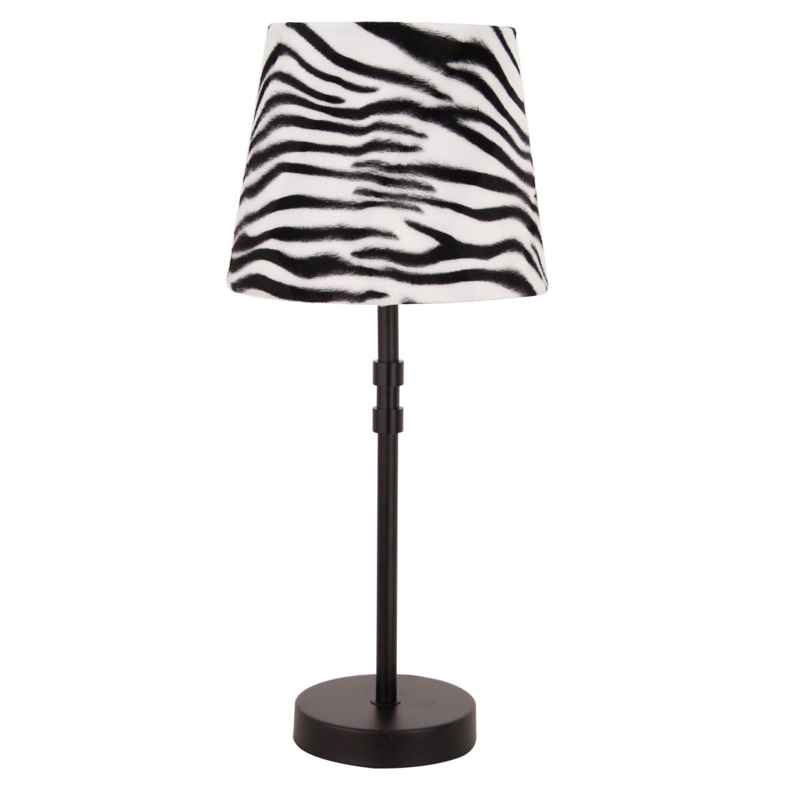 Vrijstaande Various lampenkap Zebra tegen een lichte achtergrond.