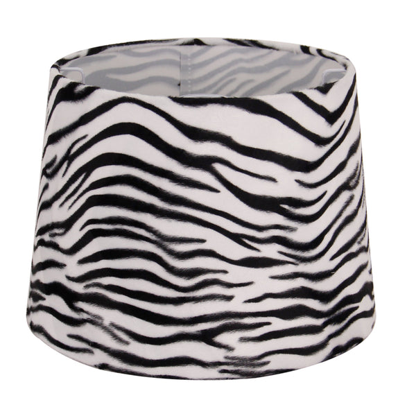 Abat-jour Zebra Varié - Tambour - Ø20 cm ou Ø35 cm - Velours - E27
