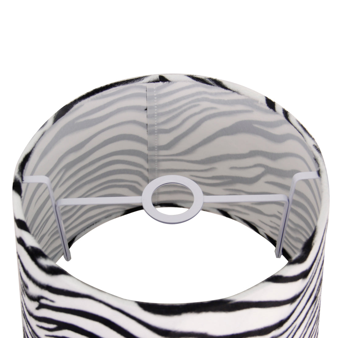 Abat-jour Zebra Varié - Tambour - Ø20 cm ou Ø35 cm - Velours - E27