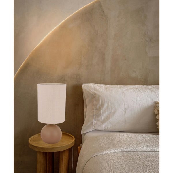 Chericoni Porto Table Lamp – 1 light – Ø18 cm – Sand/Taupe - Japandi Style