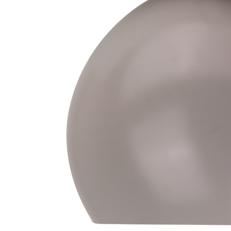 Die graue Sfera Deckenleuchte, 1-flammig, Ø25 cm, aus Metall, passt hervorragend in moderne Küchen, Flure oder Schlafzimmer.