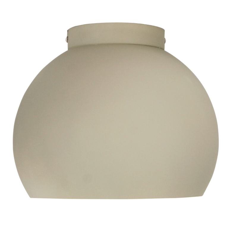 Die Sfera Deckenleuchte von Various, 1-flammig, Ø25 cm, aus Metall in Hellgrün, kombiniert Minimalismus mit farblichem Akzent für trendige Räume.