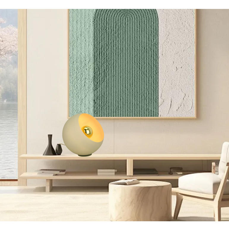 Lámpara de mesa Sfera Variada – Diseño Elegante en Ø20 y Ø25 cm | Varios Colores