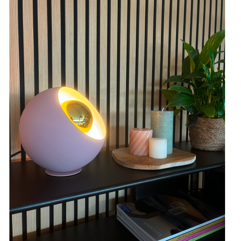 Lampe de table Sfera Variée – Design Élégant en Ø20 & Ø25 cm | Couleurs Diverses