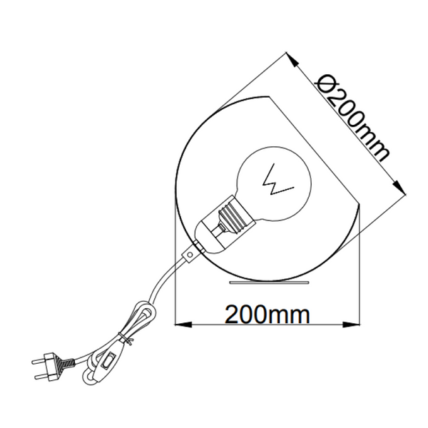 Lampe de table Sfera Variée – Design Élégant en Ø20 & Ø25 cm | Couleurs Diverses