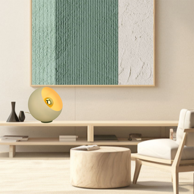 Lampe de table Sfera Variée – Design Élégant en Ø20 & Ø25 cm | Couleurs Diverses