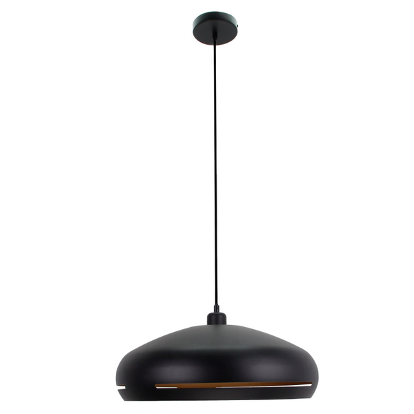 Various Stripes Pendant Light - 1 flame - Ø35 or Ø45 cm - Black - Modern Design