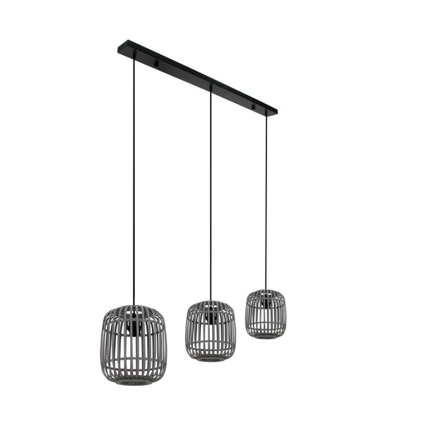 Verstellbare 3-flammige Hängelampe Ø22 cm – Various Woven – E27-Fassung
