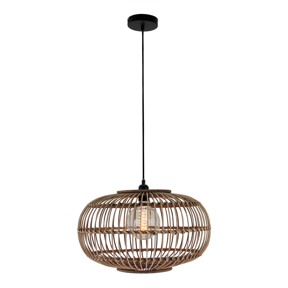 Various Woven Pendelleuchte Ø48 cm – Bambus Natur – 1-flammig