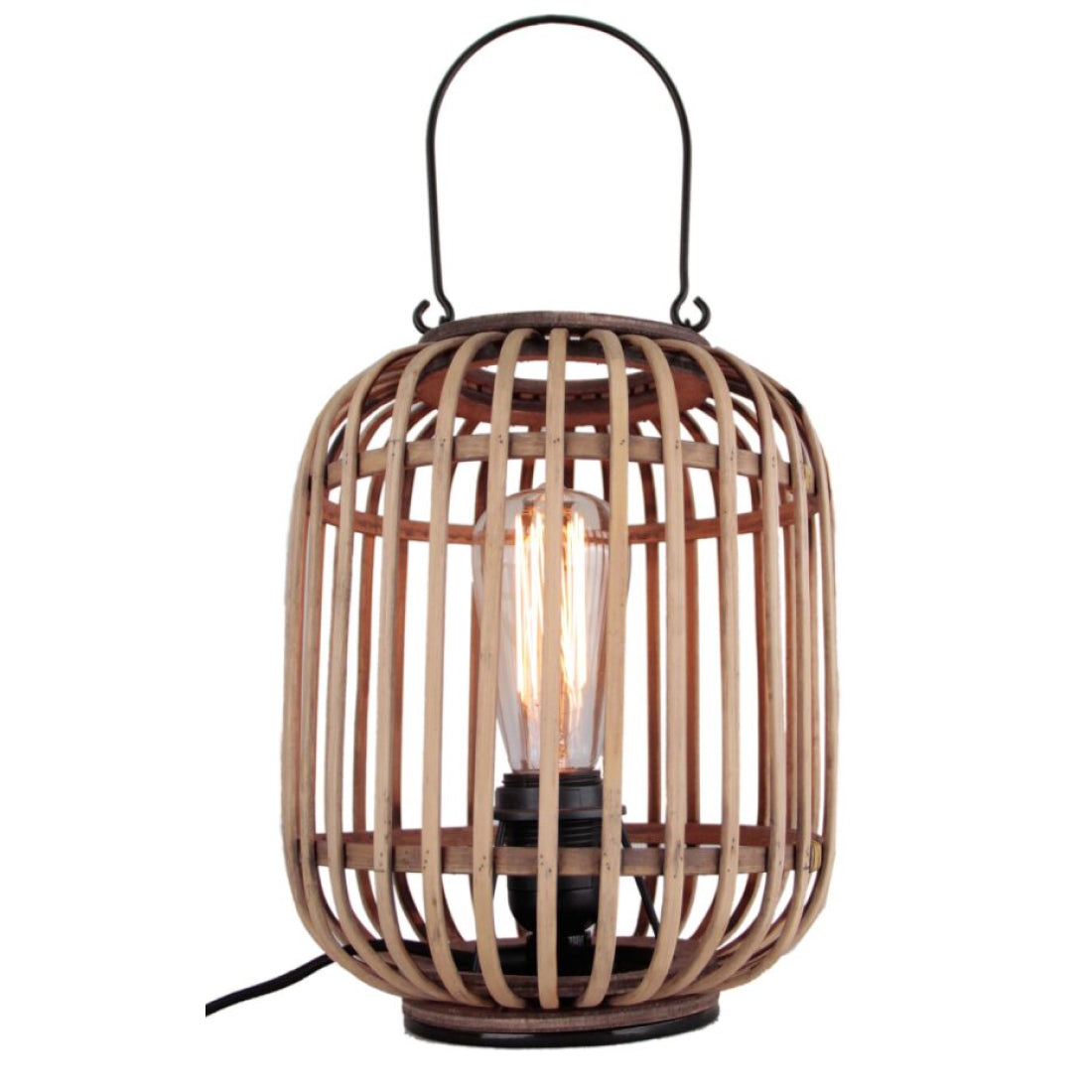 Zeitlose Tischlampe aus Bambus – warme & stimmungsvolle Beleuchtung