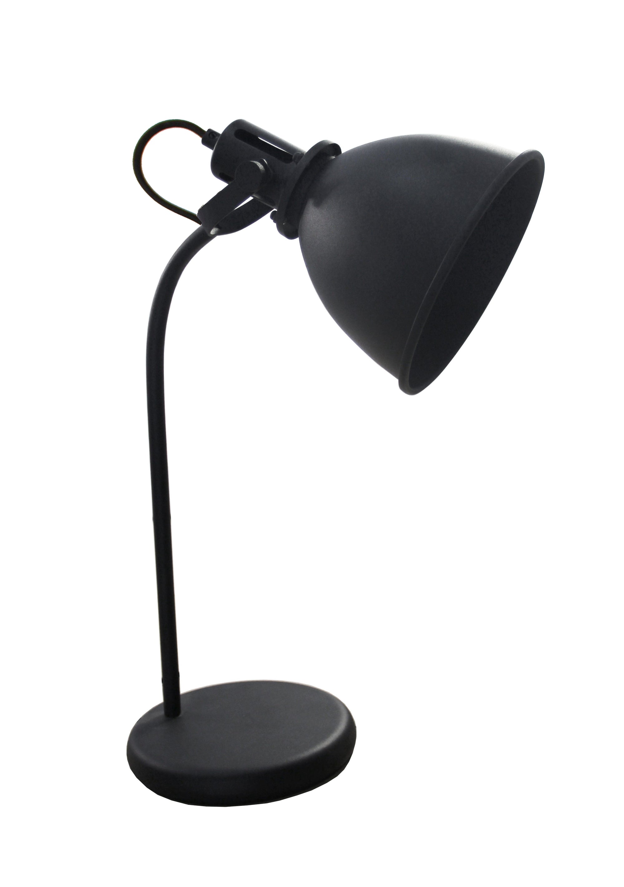 Industriële tafellamp E27 fitting – Various Black Steel – 46 cm