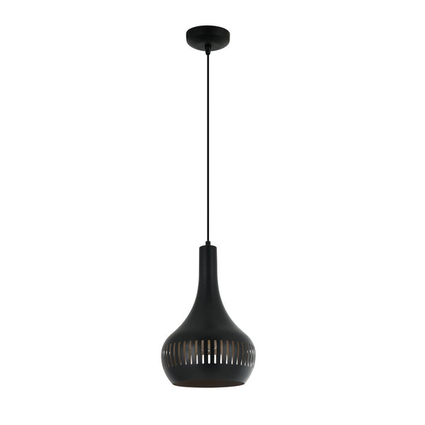 De Various Canna hanglamp in zwart heeft een Ø25 cm kap. Een moderne, stijlvolle hanglamp die een eigentijdse uitstraling biedt voor elk interieur.