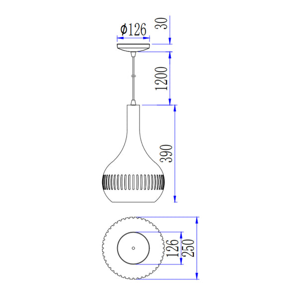 De Various Canna hanglamp in zwart heeft een Ø25 cm kap. Een moderne, stijlvolle hanglamp die een eigentijdse uitstraling biedt voor elk interieur.