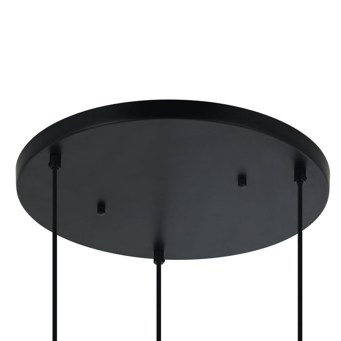 De Various Canna hanglamp in zwart 3 kappen op verschillende hoogtes. Een moderne, stijlvolle hanglamp die een eigentijdse uitstraling biedt voor elk interieur.