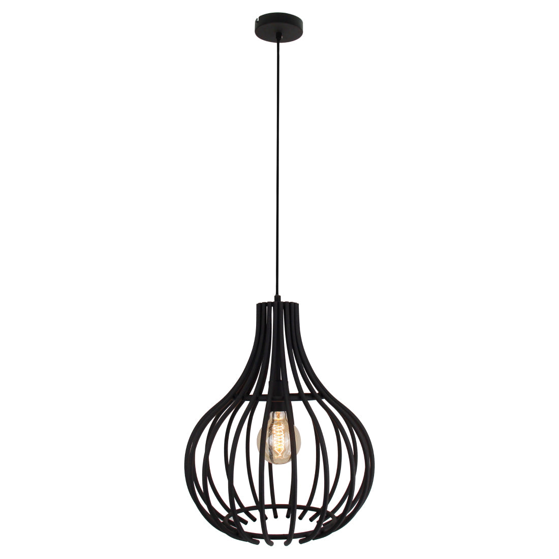 Various Cipolle Pendelleuchte 1-flammig in Schwarz – Modernes Design für zeitgemäße Innenräume