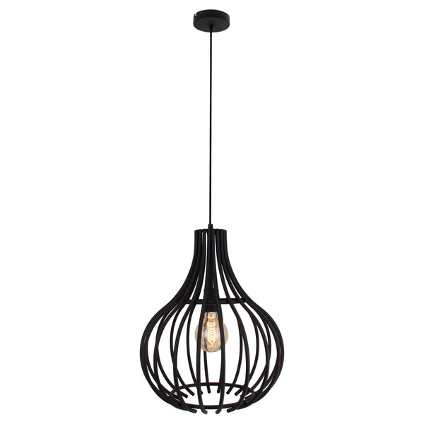 Various Cipolle Pendelleuchte 1-flammig in Schwarz – Modernes Design für zeitgemäße Innenräume