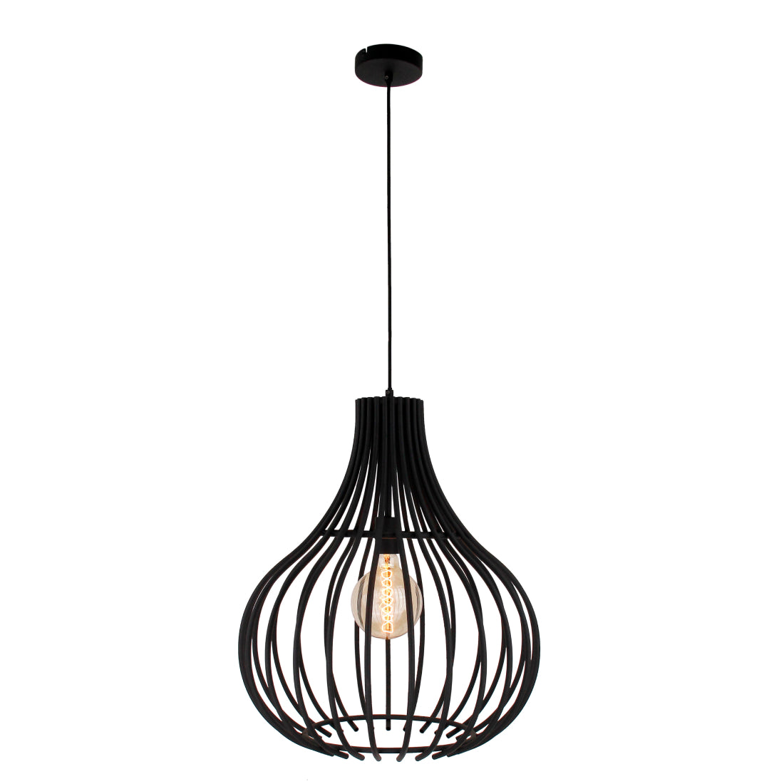 Various Cipolle Pendelleuchte 1-flammig in Schwarz – Modernes Design für zeitgemäße Innenräume
