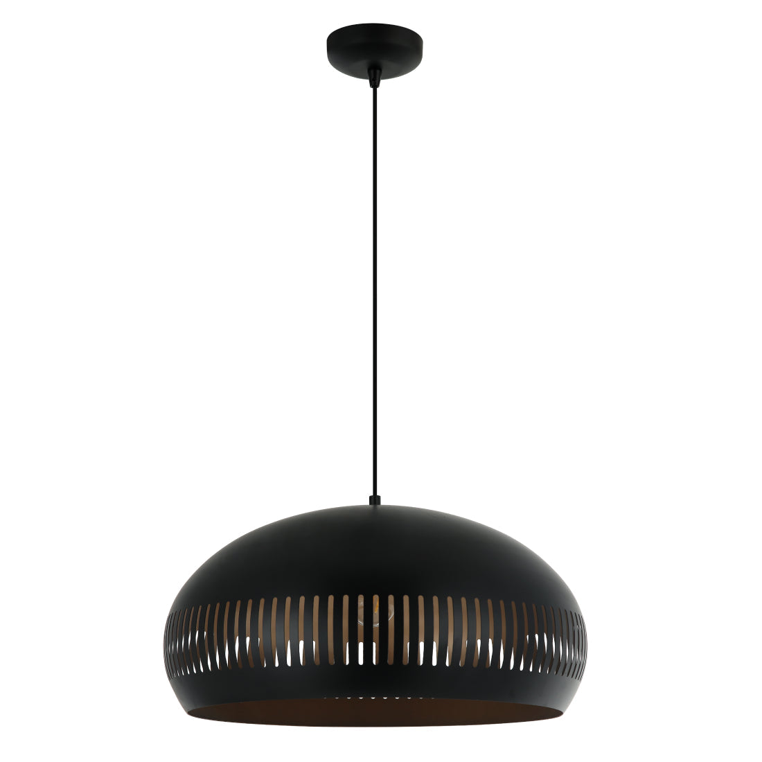 De Various Duomo hanglamp in zwart heeft een Ø50 cm kap. Een moderne, stijlvolle hanglamp die een eigentijdse uitstraling biedt voor elk interieur.