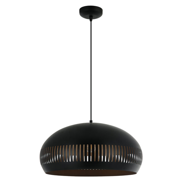 De Various Duomo hanglamp in zwart heeft een Ø50 cm kap. Een moderne, stijlvolle hanglamp die een eigentijdse uitstraling biedt voor elk interieur.