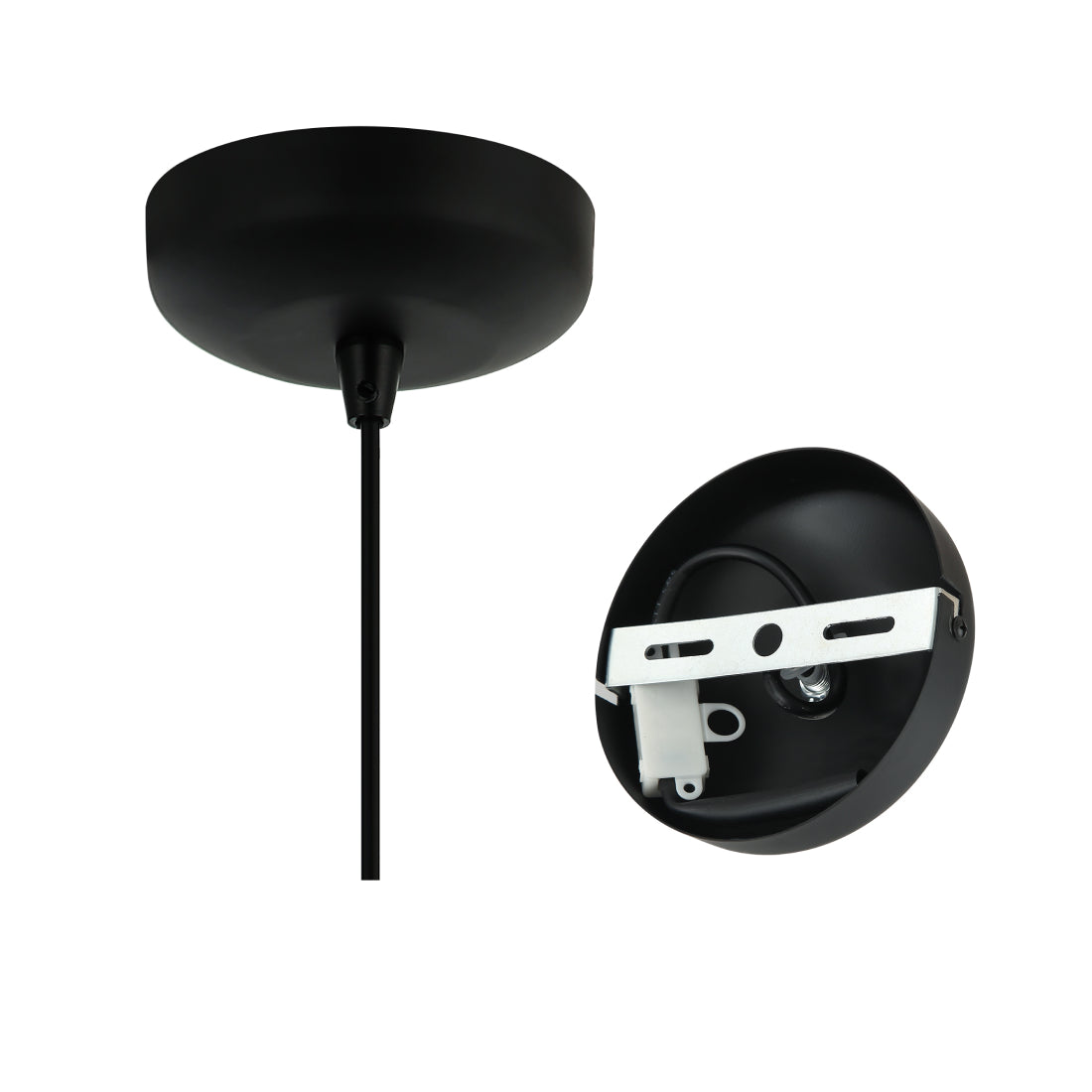 De Various Duomo hanglamp in zwart heeft een Ø50 cm kap. Een moderne, stijlvolle hanglamp die een eigentijdse uitstraling biedt voor elk interieur.