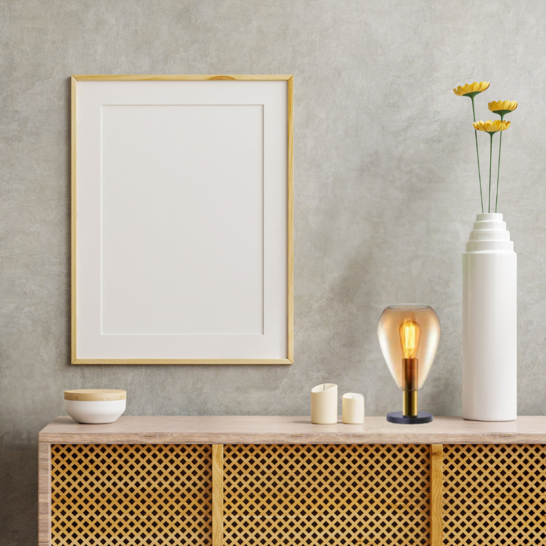 Gary tafellamp van Various, 1 lichts, Ø28,5 cm, stijlvol met glas en zwart-metaal.