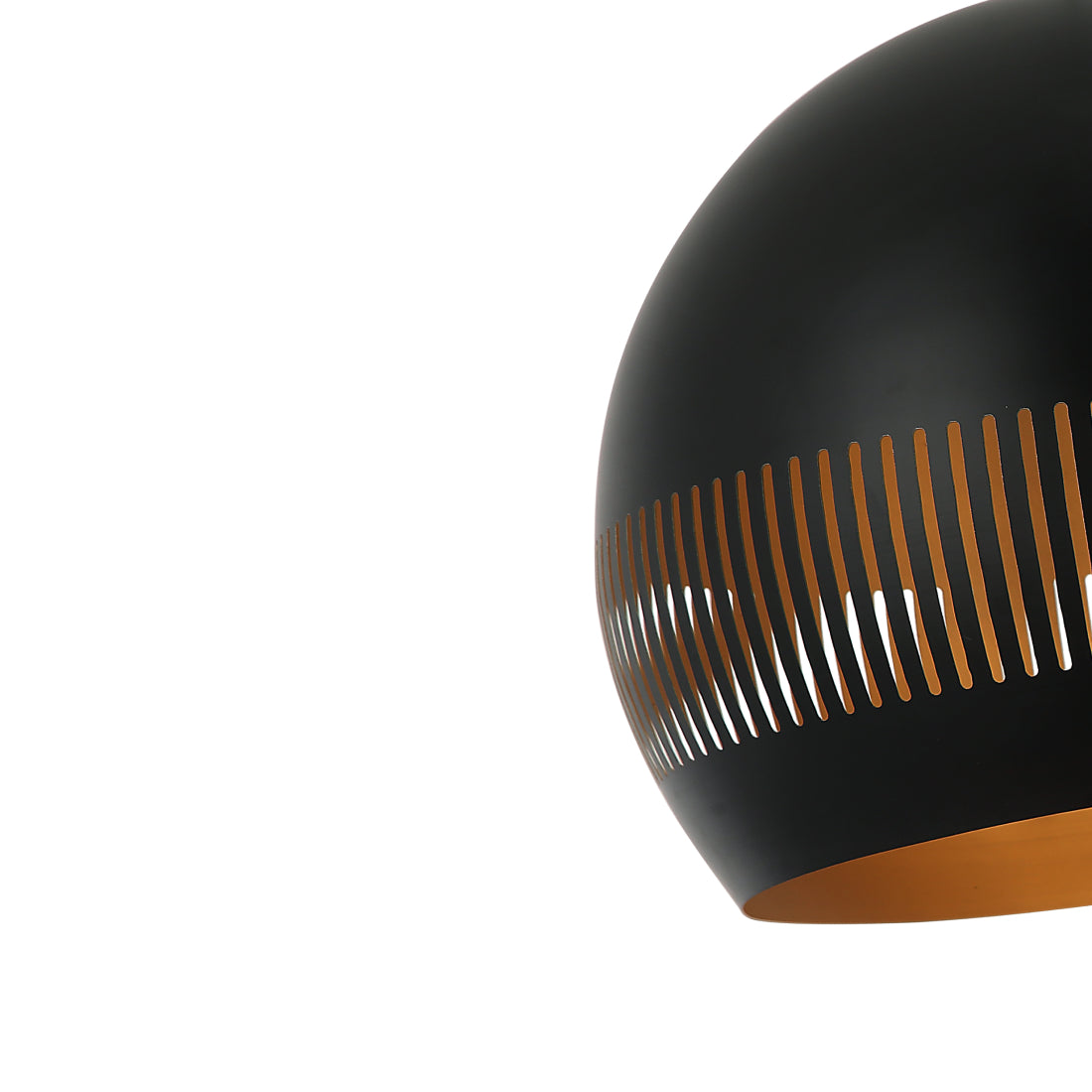 De Various Globo hanglamp in zwart heeft een Ø40 cm kap. Een moderne, stijlvolle tafellamp die een eigentijdse uitstraling biedt voor elk interieur.