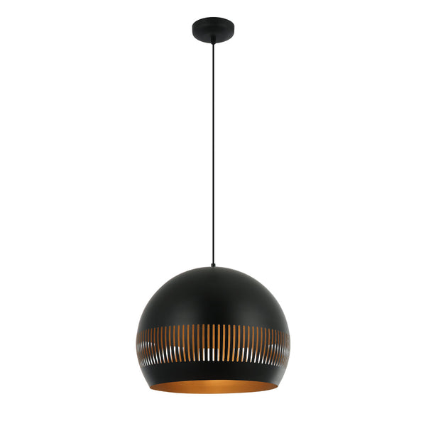 De Various Globo hanglamp in zwart heeft een Ø40 cm kap. Een moderne, stijlvolle tafellamp die een eigentijdse uitstraling biedt voor elk interieur.
