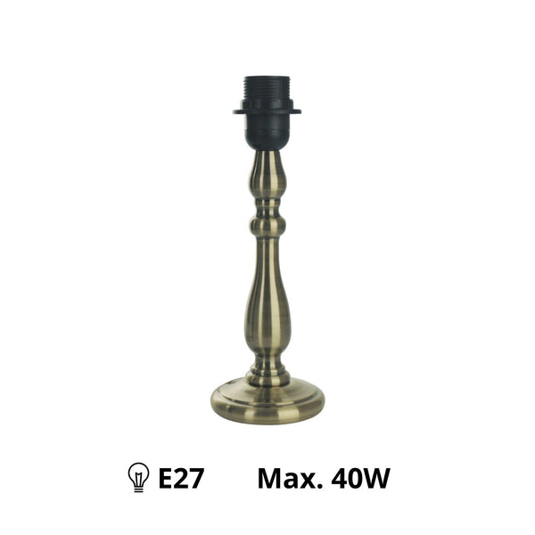 De Various T-188 lampenvoet in brons is 29 cm hoog. Combineer met een 
lampenkap die bij jouw interieur past!