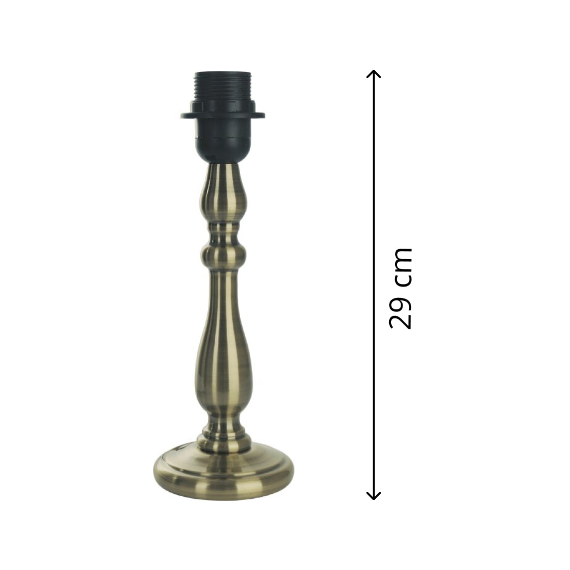 De Various T-188 lampenvoet in brons is 29 cm hoog. Combineer met een lampenkap die bij jouw interieur past!