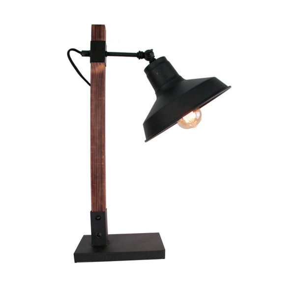 Various Max tafellamp 45 cm in zwart, volledig afgebeeld tegen een neutrale achtergrond.