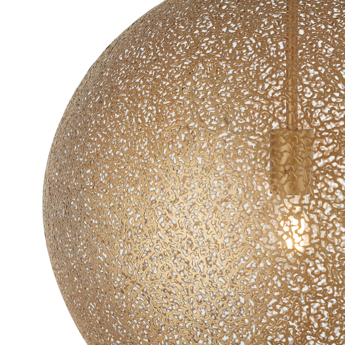 De Various Oro hanglamp in goud heeft een Ø40 cm kap. Een moderne, stijlvolle hanglamp die een eigentijdse uitstraling biedt voor elk interieur.