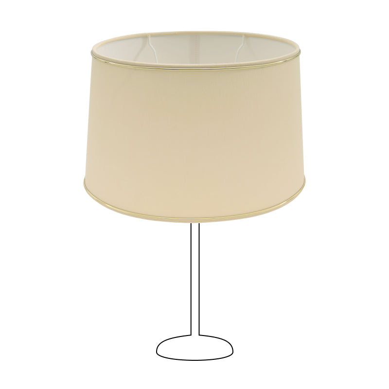 De Various Oval lampenkap in creme heeft een diameter van 35 cm. Combineer met een lampenvoet die bij jouw interieur past!