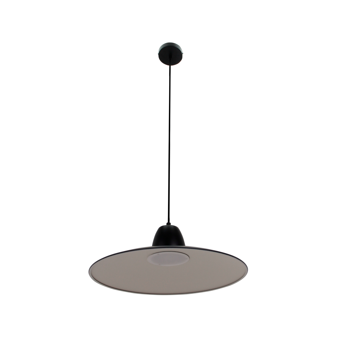 Minimalistische Pendelleuchte in Grau – Perfekt für moderne Wohnräume