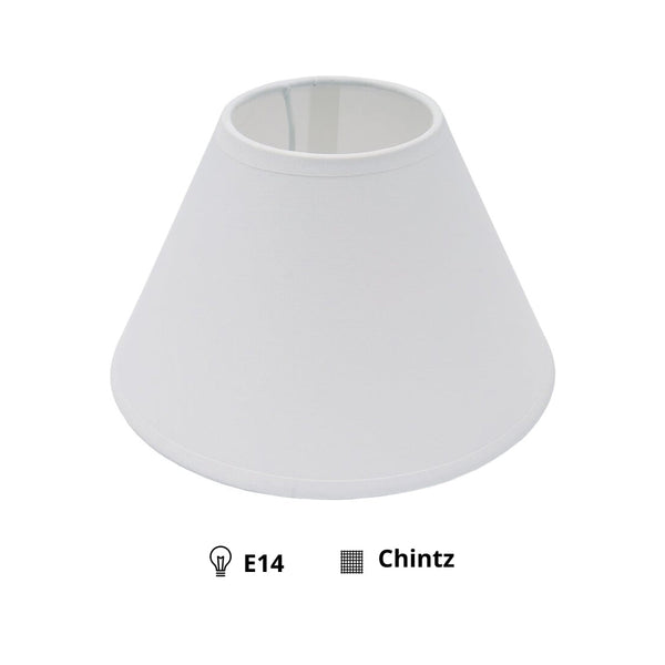 De Various Rund lampenkap in wit heeft een diameter van 16 cm. Combineer met een lampenvoet die bij jouw interieur past!