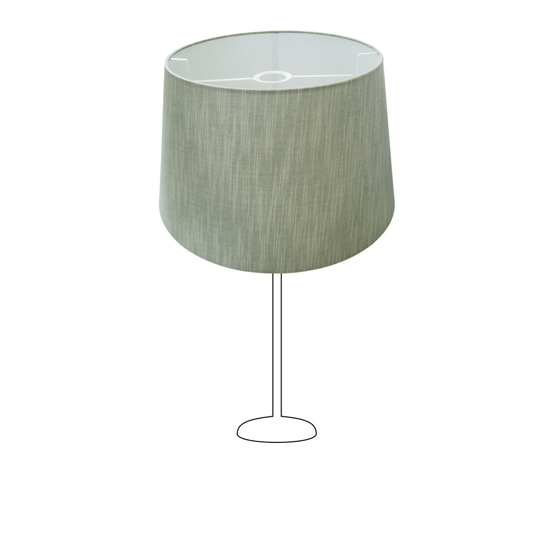 De Various Wildseide lampenkap in grijs heeft een diameter van 40 cm. Combineer met een lampenvoet die bij jouw interieur past!