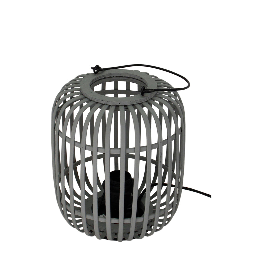 De Various Woven tafellamp in grijs heeft een Ø20,5 cm kap. Een moderne, stijlvolle tafellamp die een eigentijdse uitstraling biedt voor elk interieur.