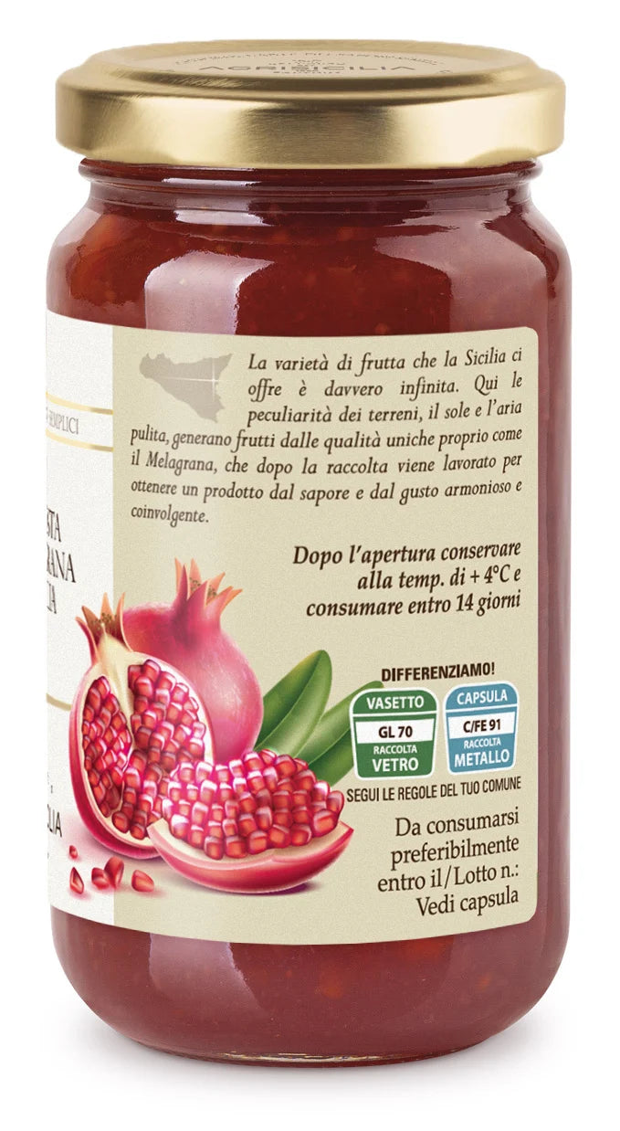 Agrisicilia Granátové jablko Jam