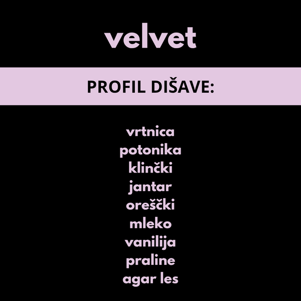 AROMATIČNA VOŠČENA VELVET