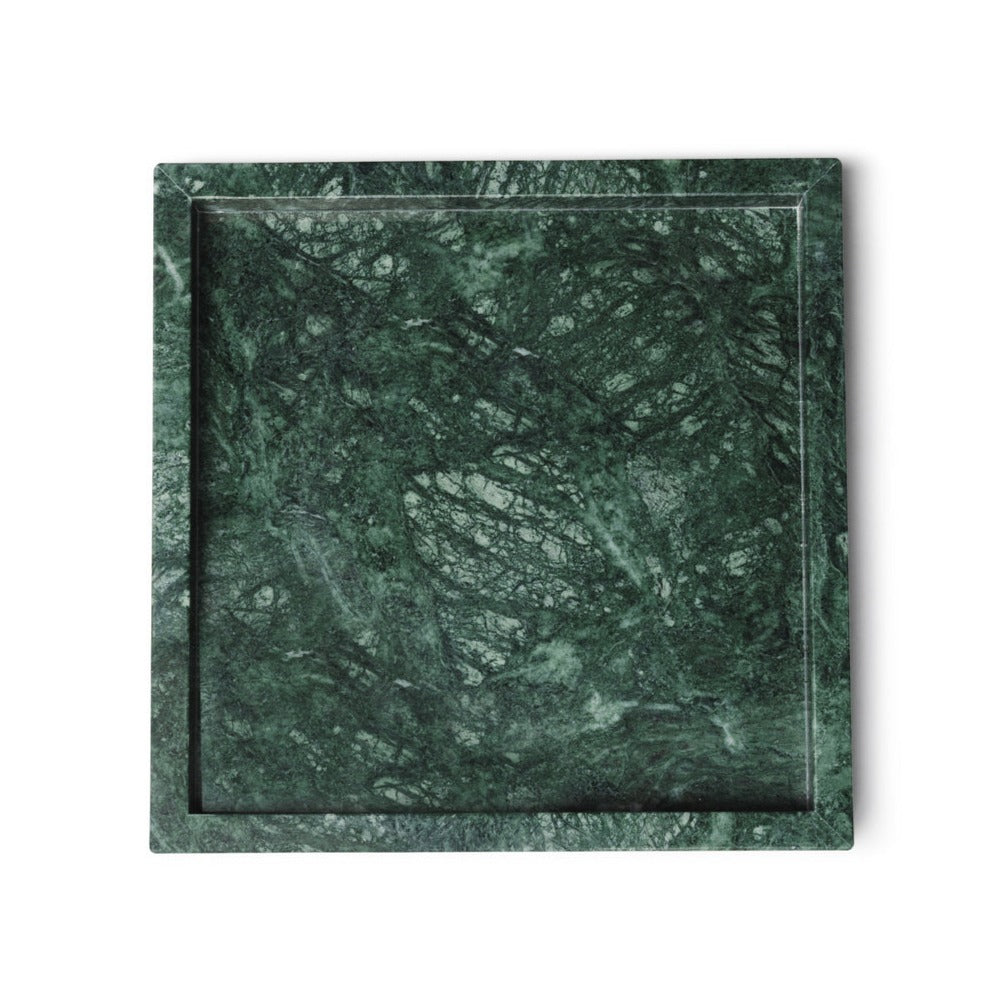 Marmer dienblad tray  groen