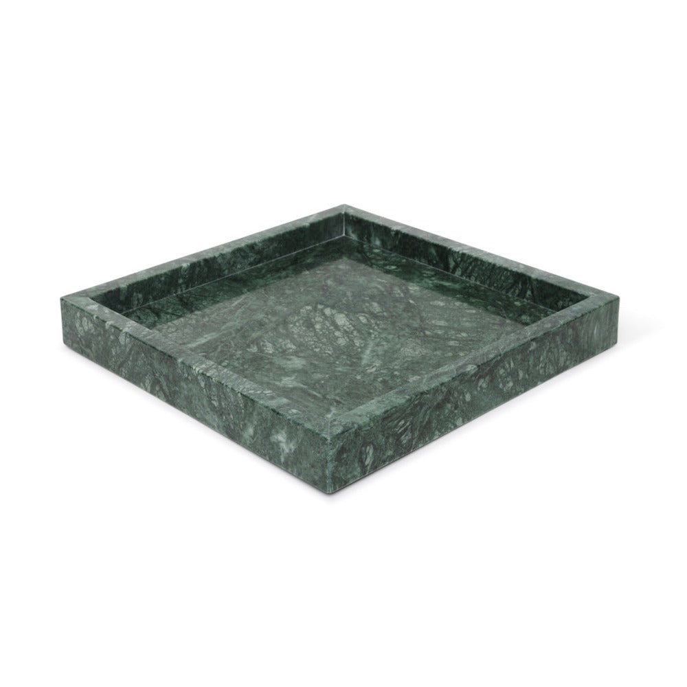 Marmer dienblad tray  groen