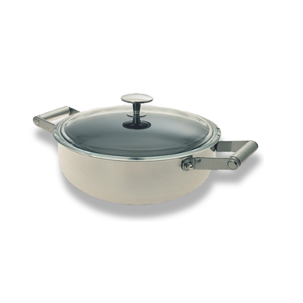 VICKERS - 24 cm SAUCEPAN WITH LID - SERAFINO ZANI