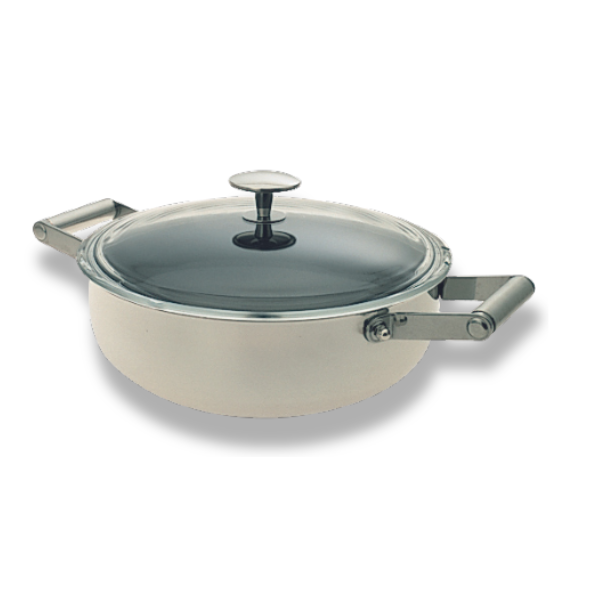VICKERS - 32 cm SAUCEPAN WITH LID - SERAFINO ZANI