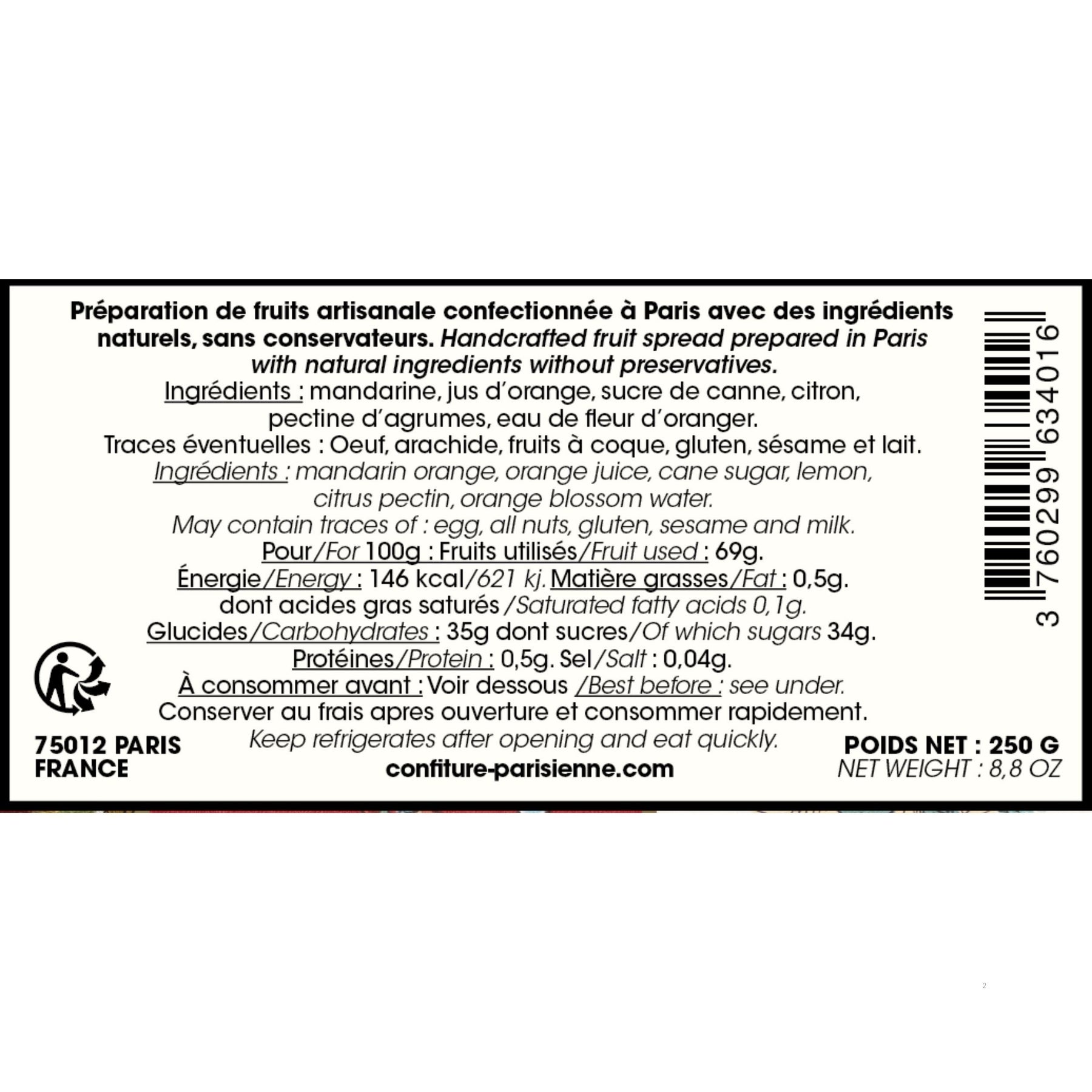 Mandarin Orange Blossom Jam x Fragonard